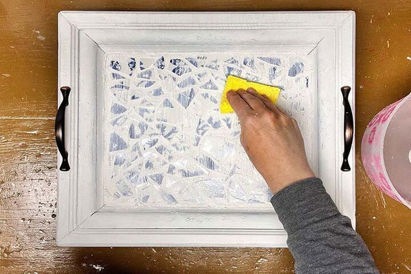 How to Make a Mosaic Picture Frame from Ceramic Tiles