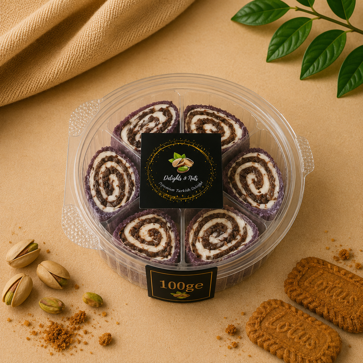 Luscious Sour Cherry Chocolate Soft Nougat Turkish Delight – 100g