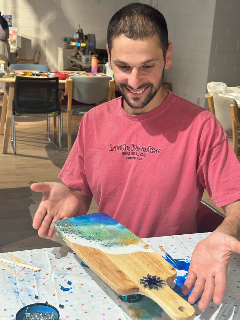 Resin Art Class in Melbourne