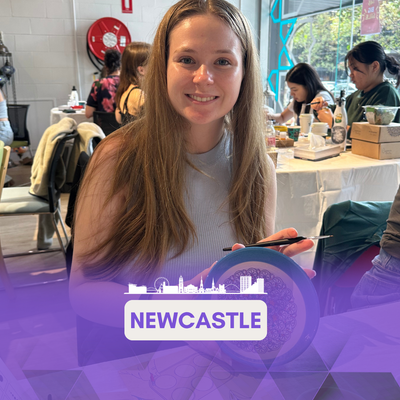 Ceramic Painting Class in Newcastle