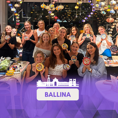 Ceramic Painting Class in Ballina