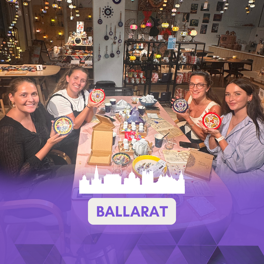 Ceramic Painting Class in Ballarat