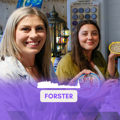 Ceramic Painting Class in Forster