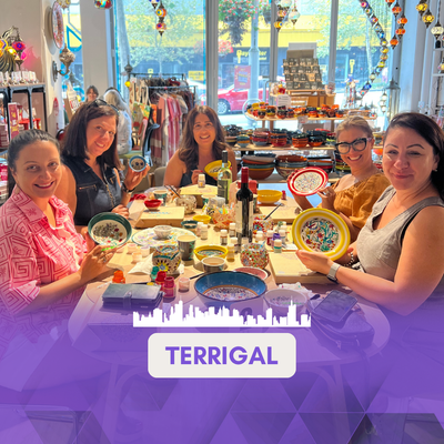 Ceramic Painting Class in Terrigal