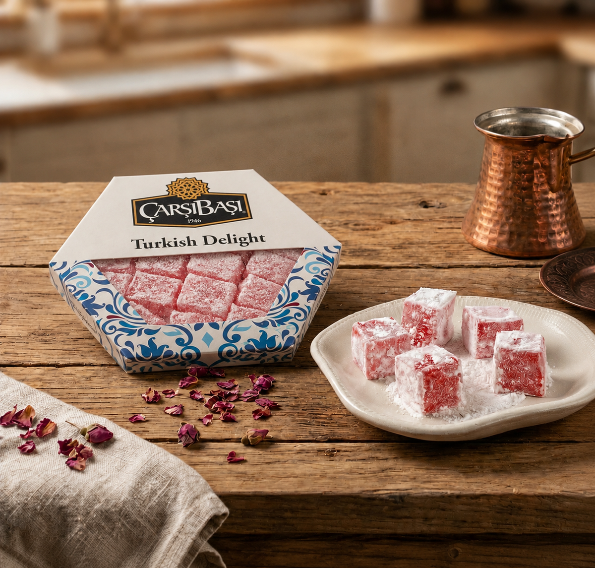 Rose Turkish Delight 300g