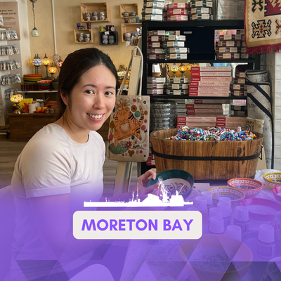Ceramic Painting Class in Moreton Bay