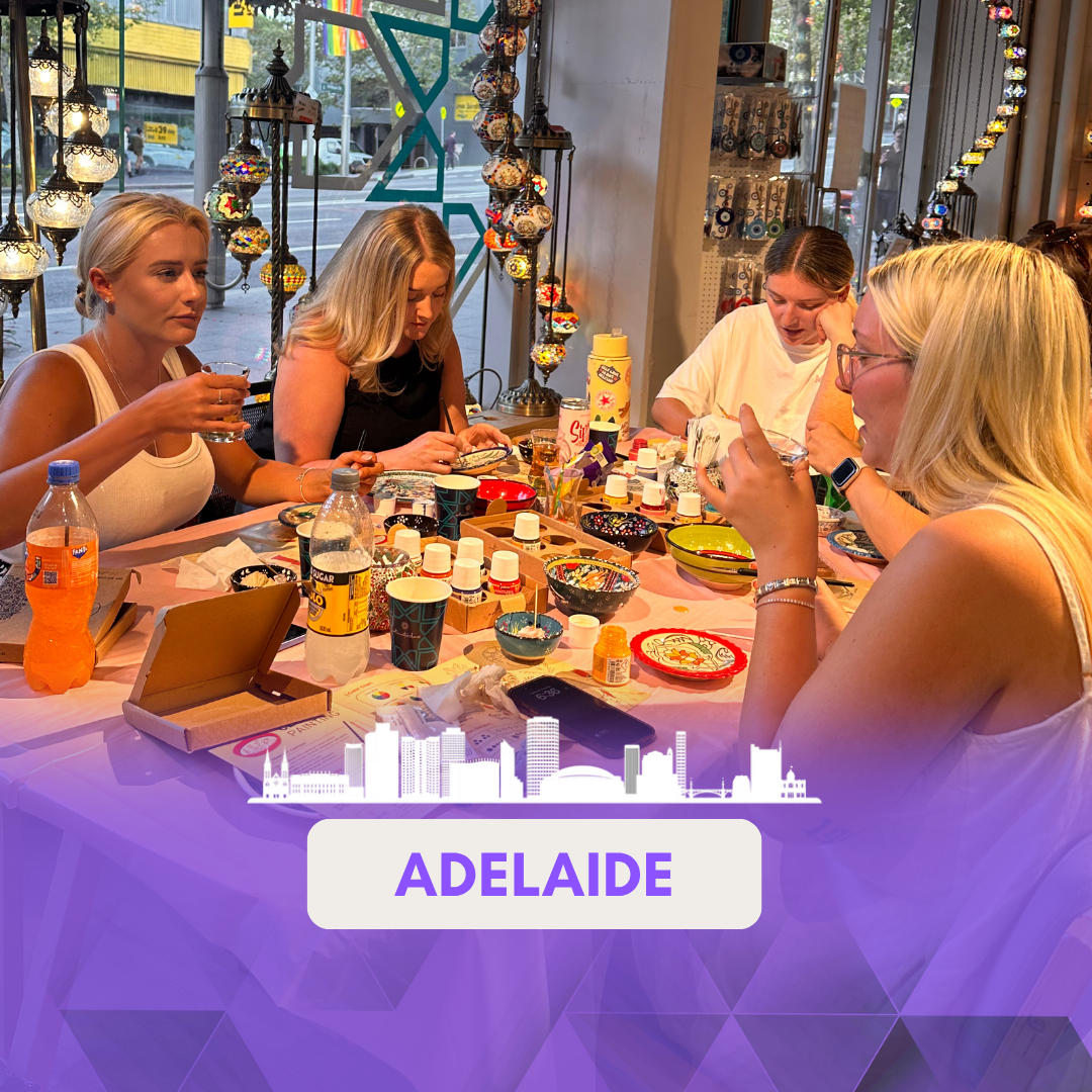 Ceramic Painting Class in Adelaide