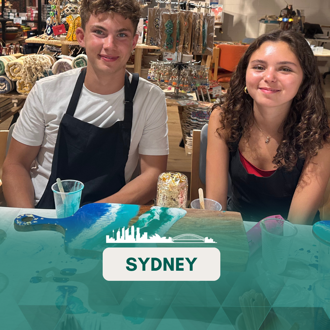 Resin Art Class in Sydney
