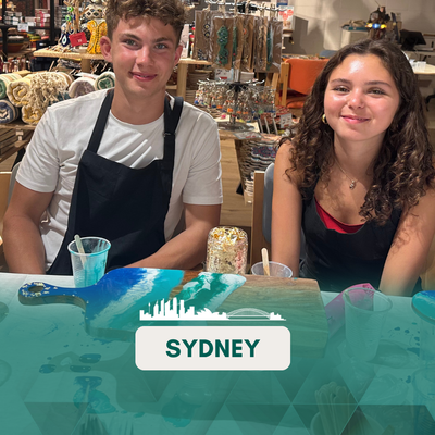 Resin Art Class in Sydney