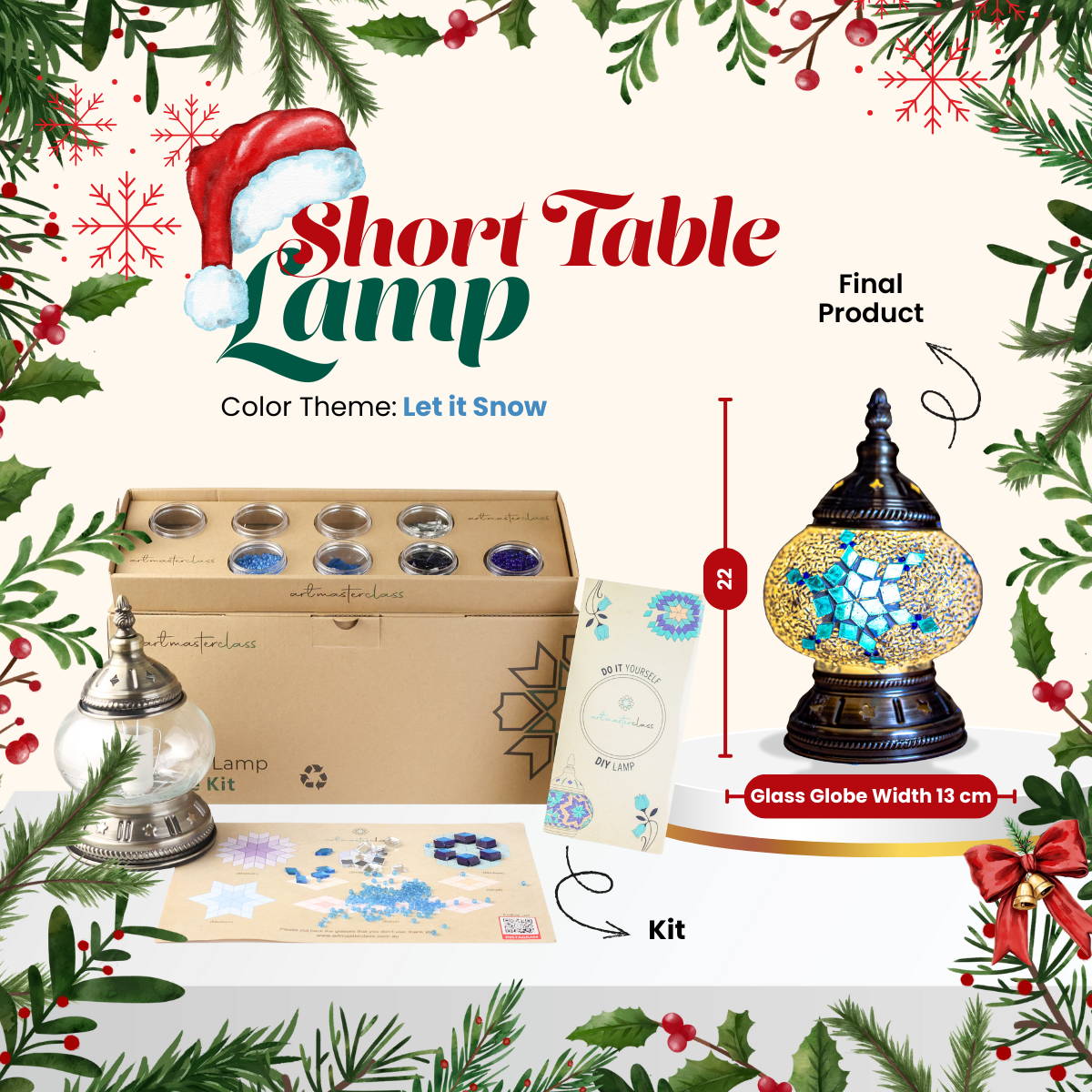 Short Table Lamp Christmas Collection DIY Kit