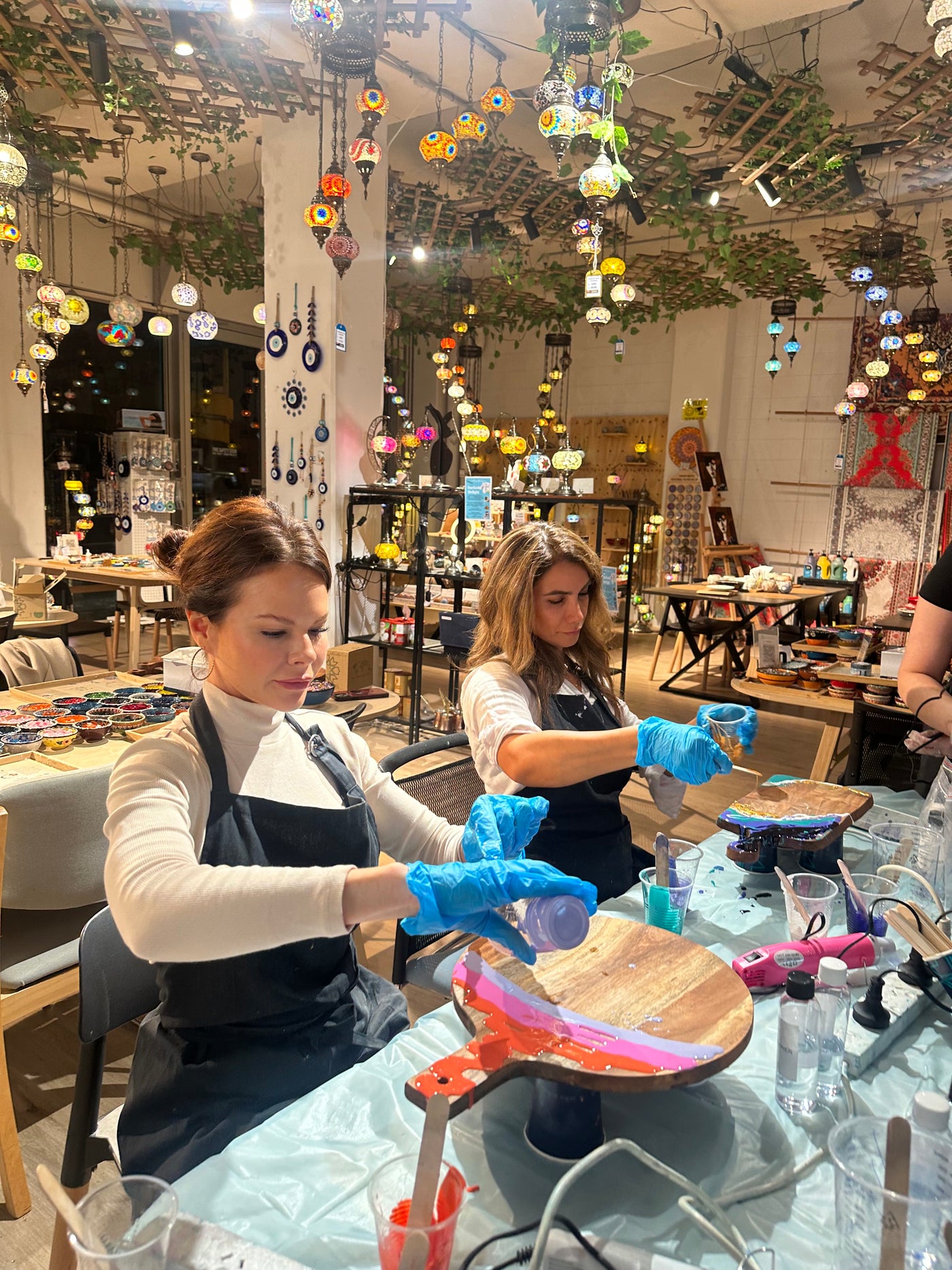 Resin Art Class in Sydney