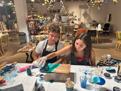 Resin Art Class in Sydney