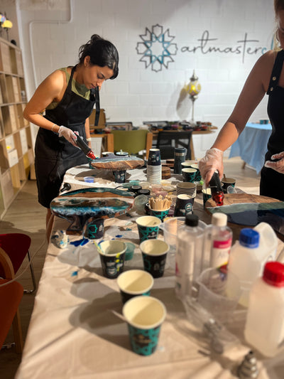 Resin Art Class in Brisbane