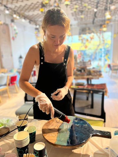 Resin Art Class in Sydney