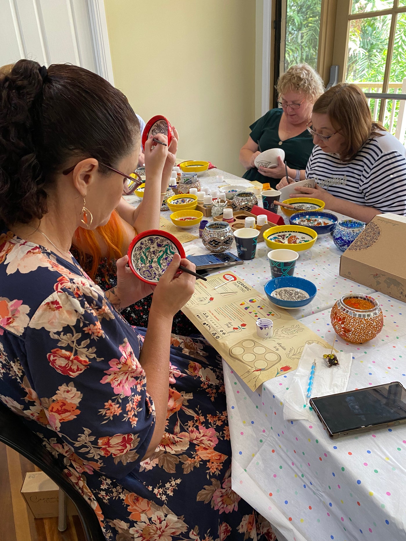 Ceramic Paint and Sip Classes in Sydney