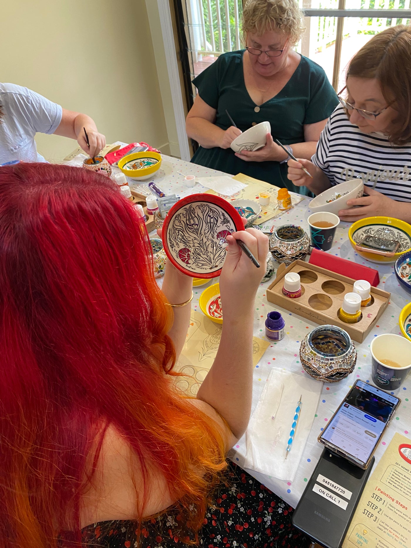 Ceramic Paint and Sip Classes in Sydney