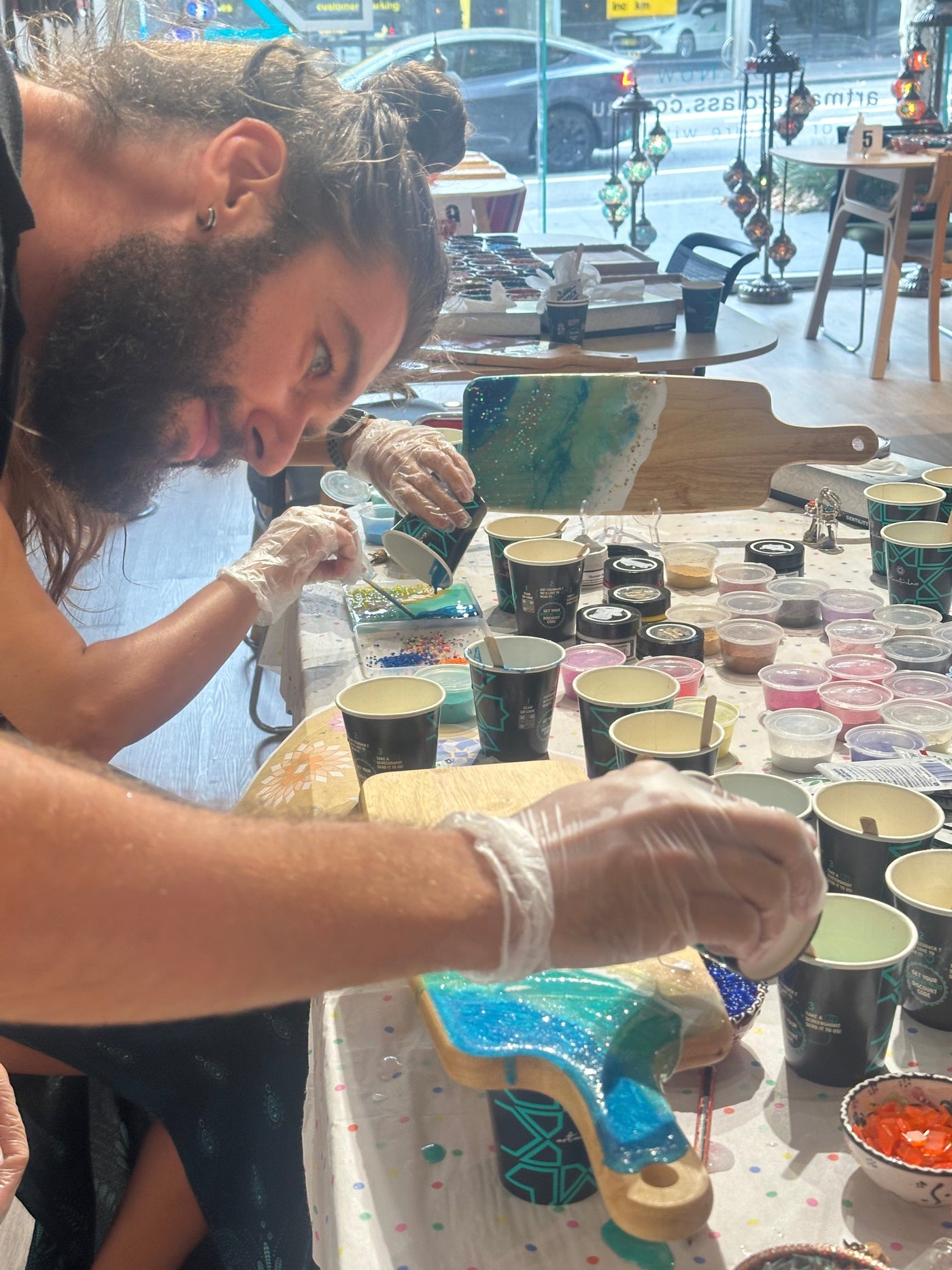 Resin Art Class in Brisbane