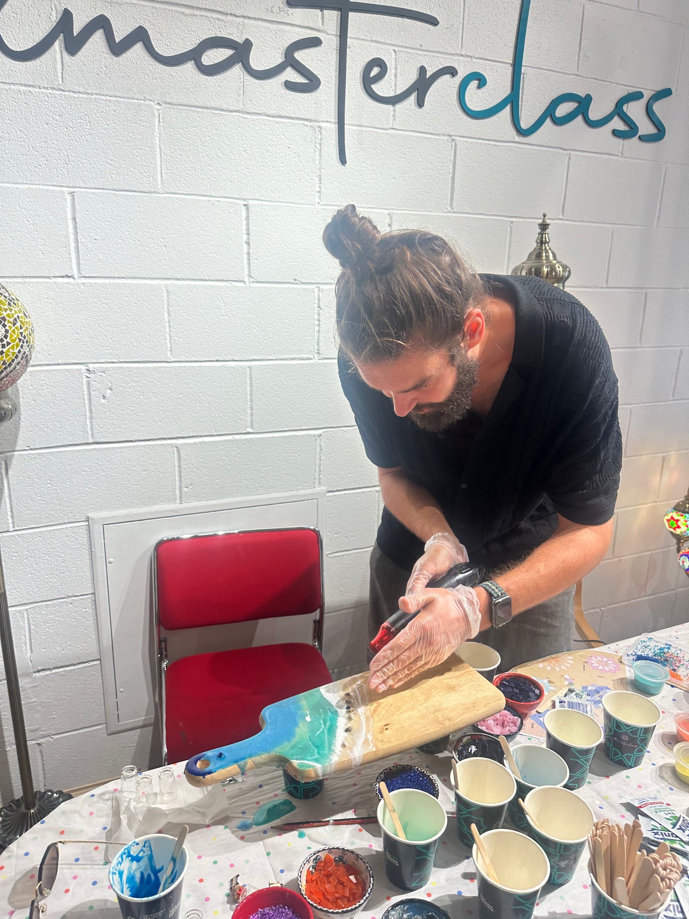 Resin Art Class in Sydney