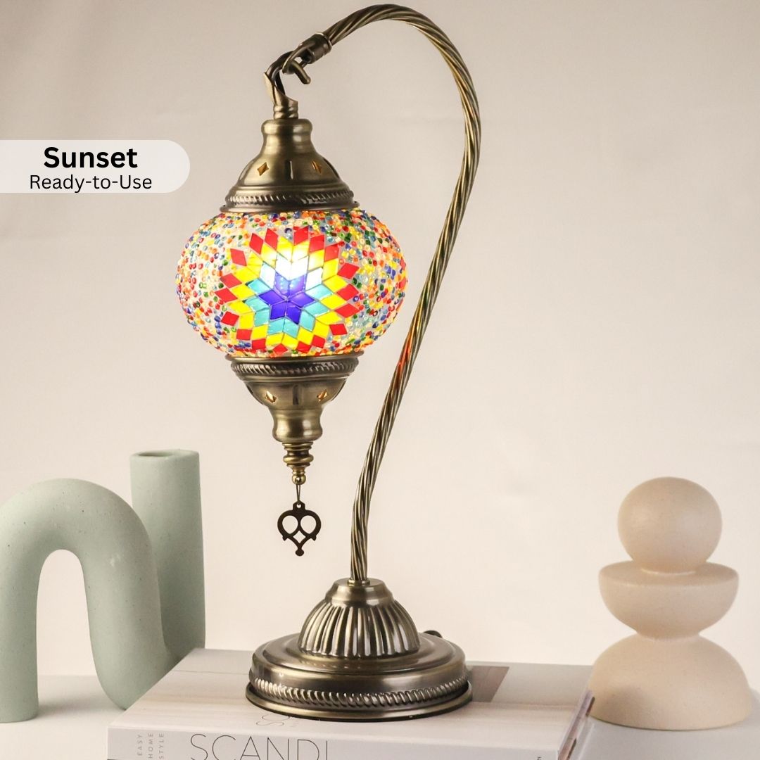 Small Swan Lamp - Sunset