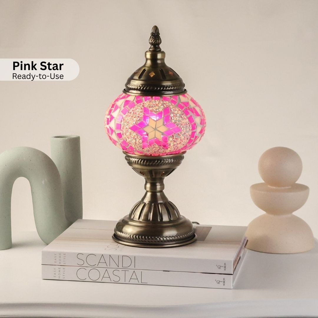 Table Lamp - Pink Star