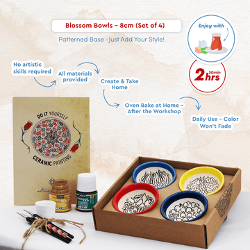 Patterned Ceramic Paint and Sip Classes in Sydney