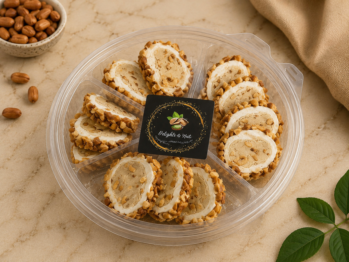 Luxury Peanut Turkish Delight Rolls-200gr