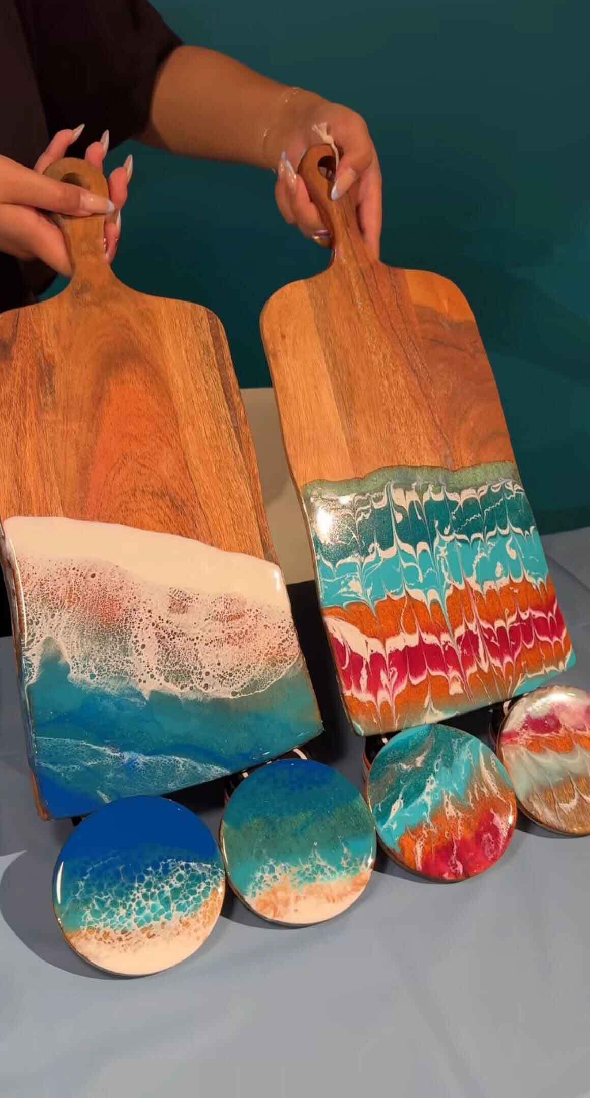 Resin Art Class in Sydney