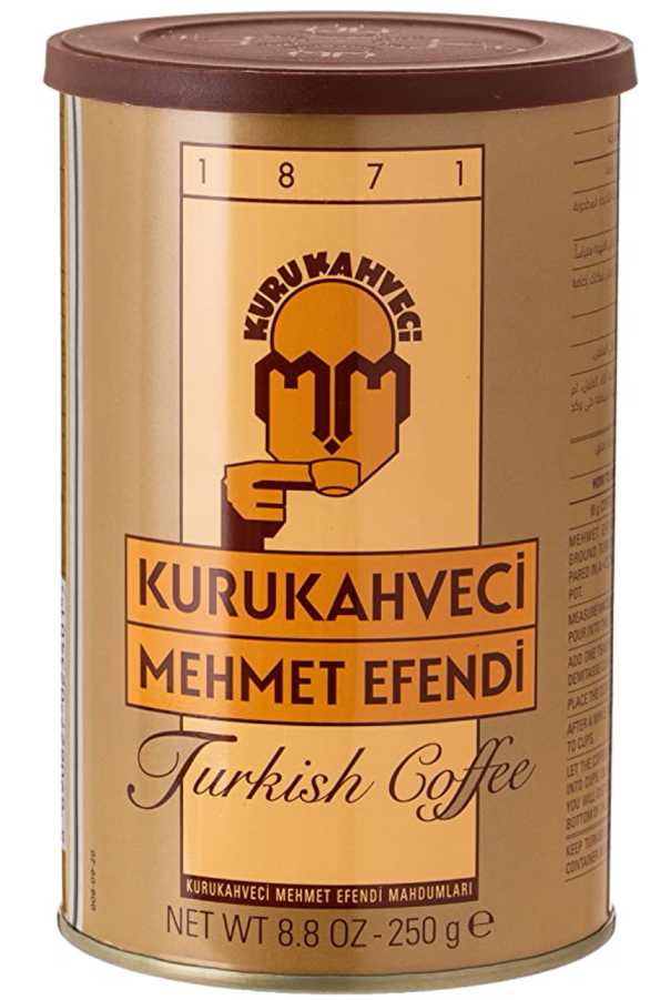 Best Turkish Coffee Drink Pure Ground Kurukahveci Mehmet Efendi 250g