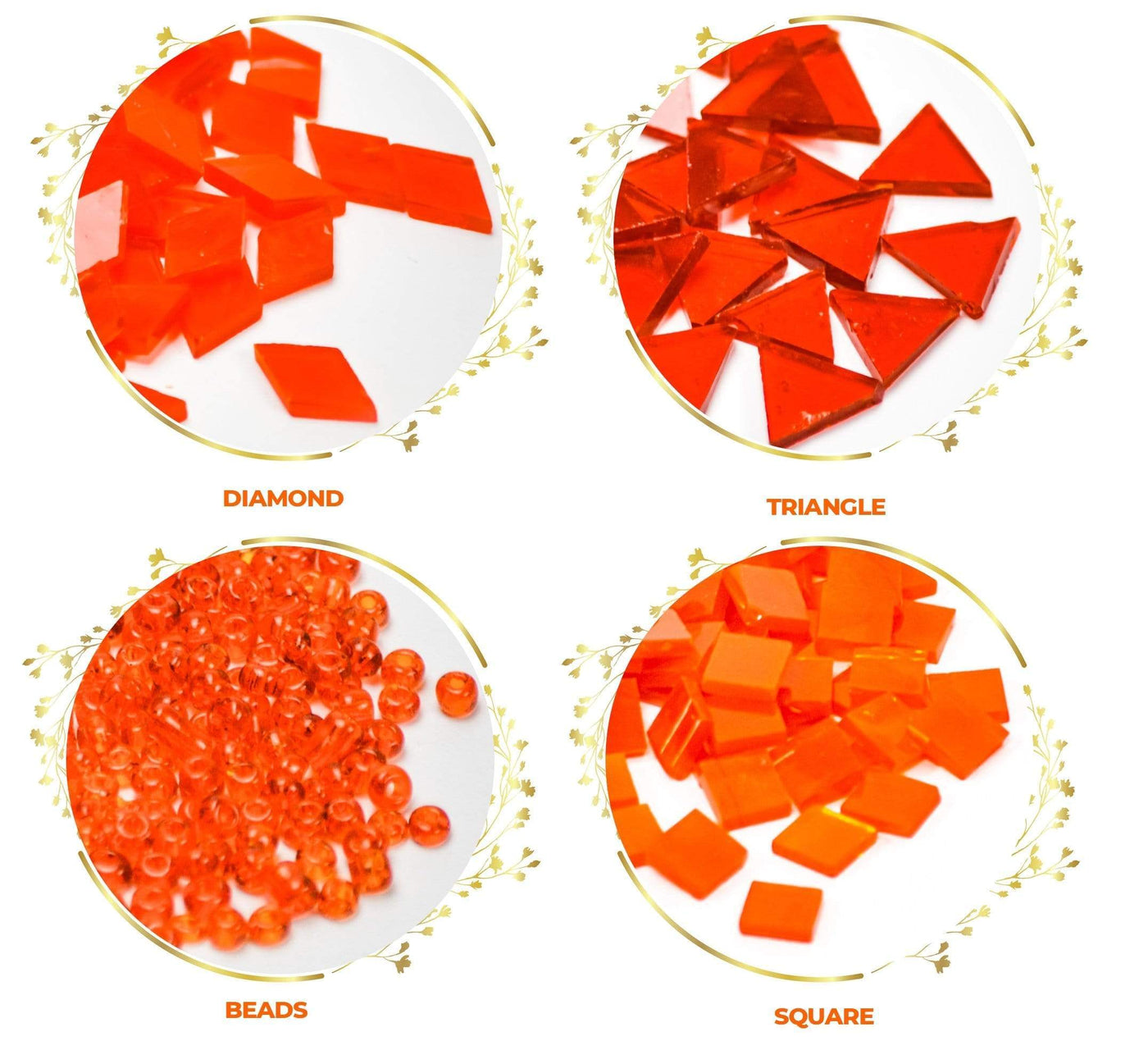 Art Masterclass Orange Tiles And Beads