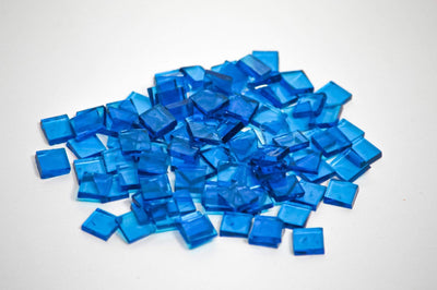 Art Masterclass Square / 100gr Light Blue Tiles And Beads