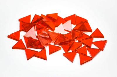 Art Masterclass Triangle / 100gr Orange Tiles And Beads